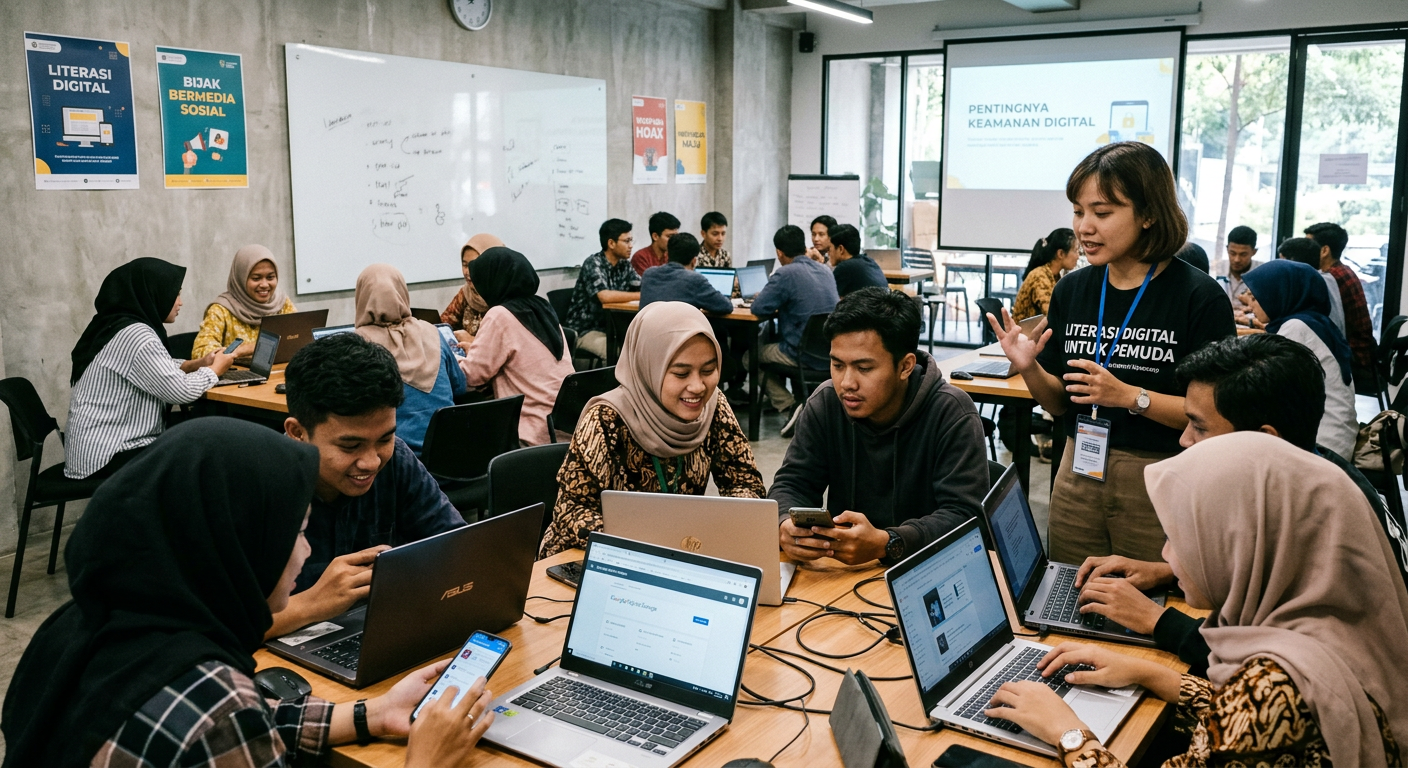 Workshop Literasi Digital Pemuda - kegiatan LIVESGP TERBARU