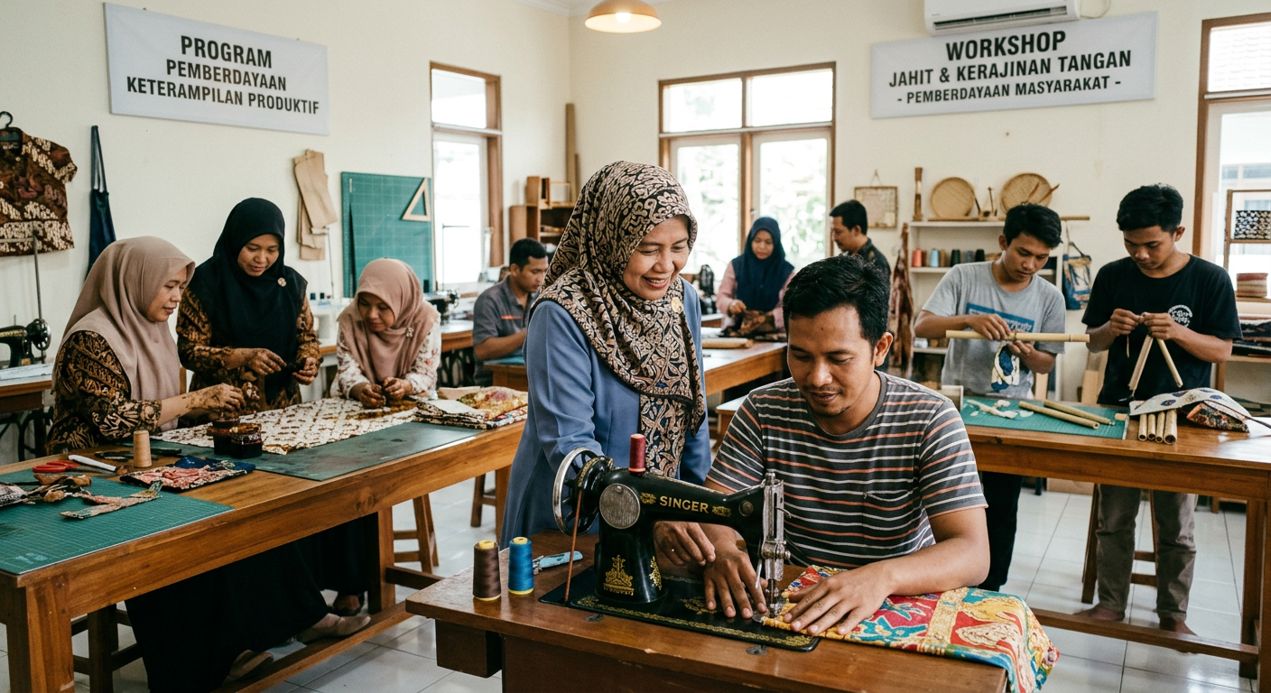 LIVESGP TERBARU Berdaya - Program pemberdayaan masyarakat dan peningkatan keterampilan produktif.